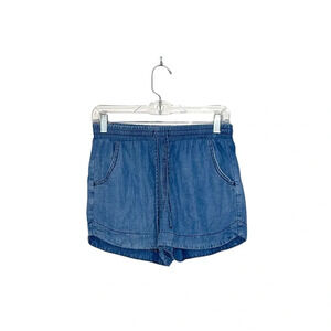 Universal Thread Chambray Medium Wash High Rise Fabric Shorts Xsmall Women’s